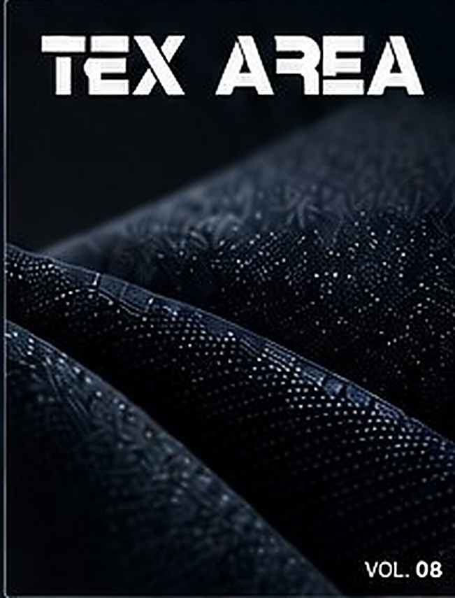 TEX AREA 08 — Deep Indigo, Micro-Weave Mastery & Modern Finishes